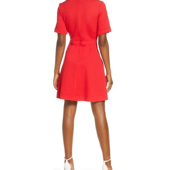 1901 Ponte Short Sleeve Shift Dress - Picture 2 of 2